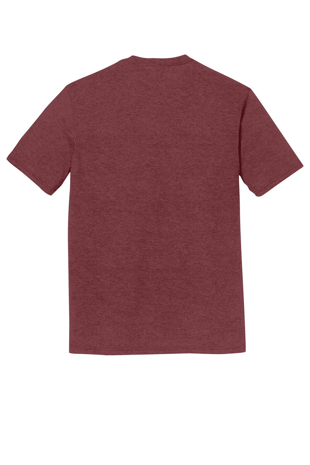 District Mens Perfect DTG Short Sleeve Crewneck T-Shirt - Maroon Frost  Buy new Clothing District