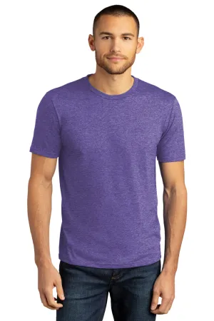 District Mens Perfect DTG Short Sleeve Crewneck T-Shirt - Purple Frost  Buy new Clothing District