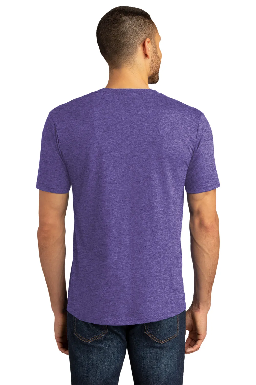 District Mens Perfect DTG Short Sleeve Crewneck T-Shirt - Purple Frost  Buy new Clothing District