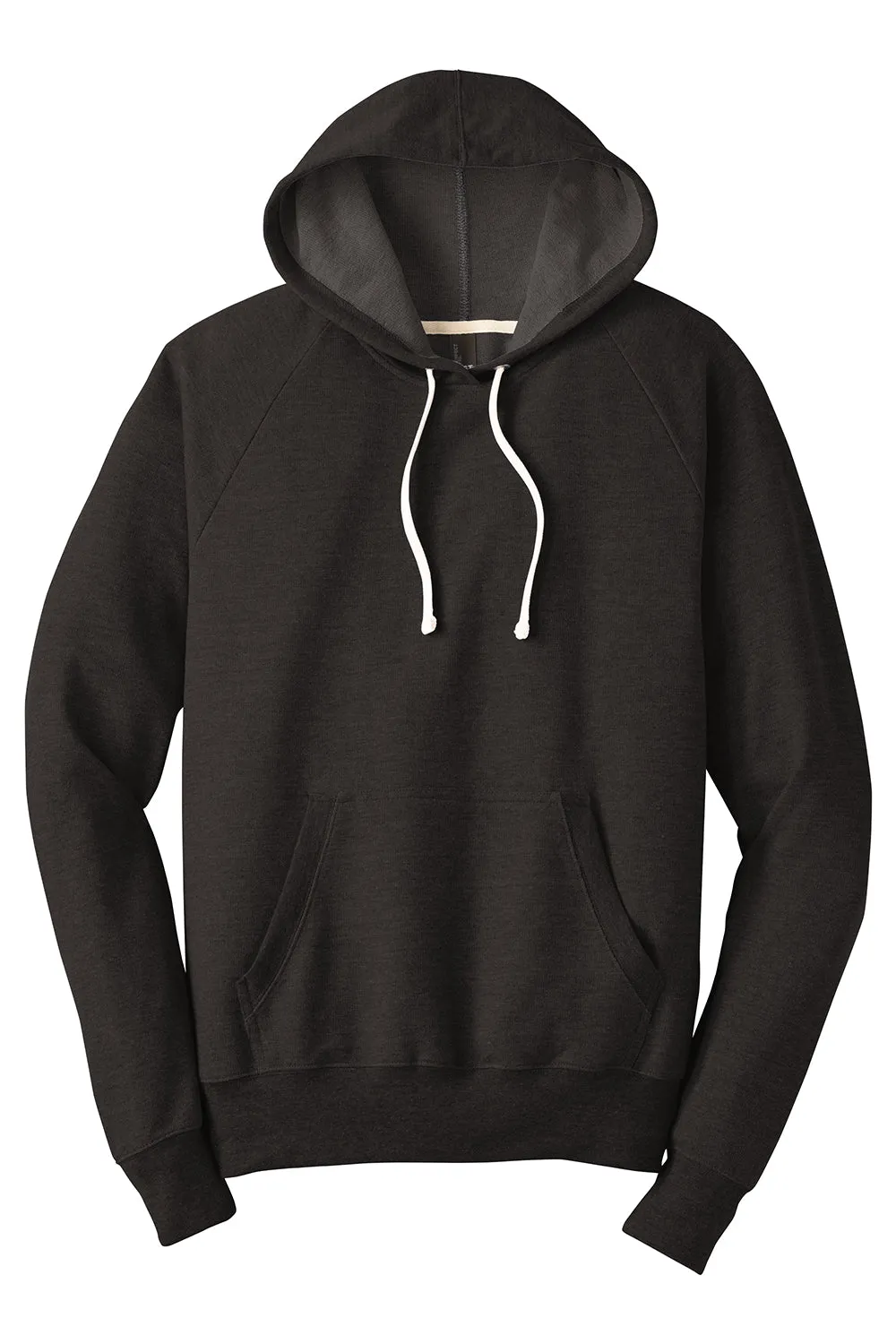 District Mens Perfect French Terry Hooded Sweatshirt Hoodie w/ Pouch Pocket - Black  Buy new Clothing District