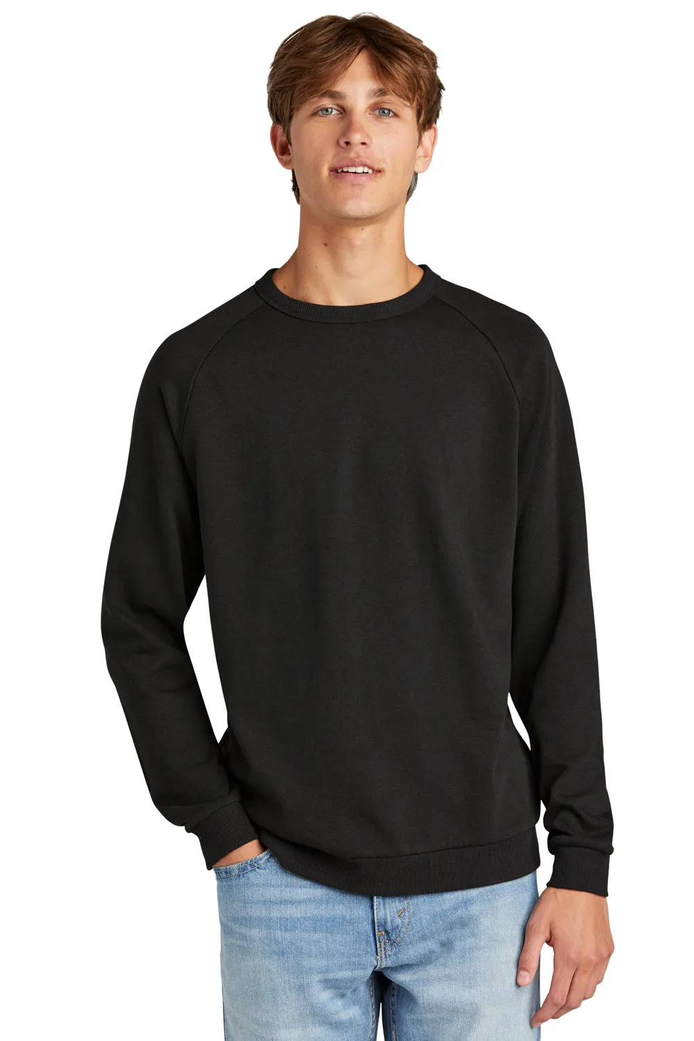 District Mens Perfect Tri Fleece Crewneck Sweatshirt - Black  Buy new Clothing District