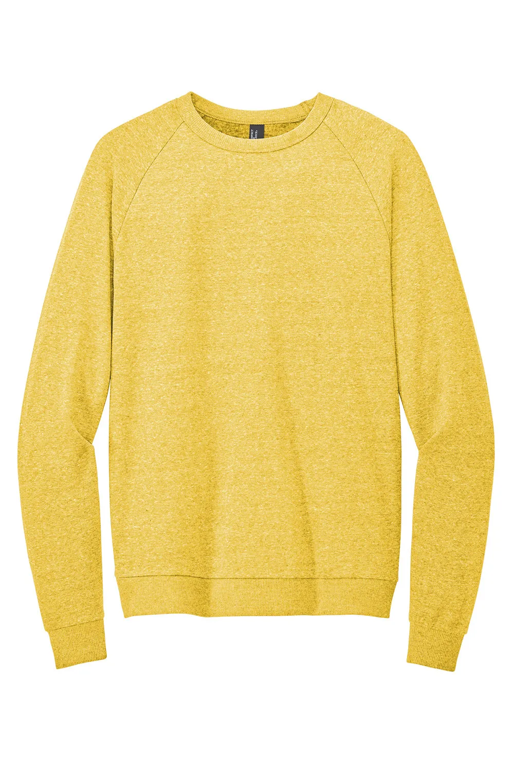District Mens Perfect Tri Fleece Crewneck Sweatshirt - Heather Ochre Yellow  Buy new Clothing District