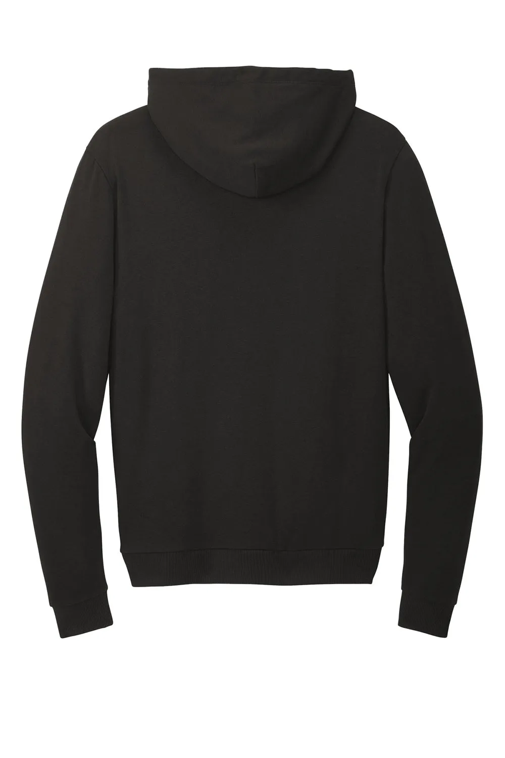 District Mens Perfect Tri Fleece Full Zip Hooded Sweatshirt Hoodie w/ Pockets - Black  Buy new Clothing District