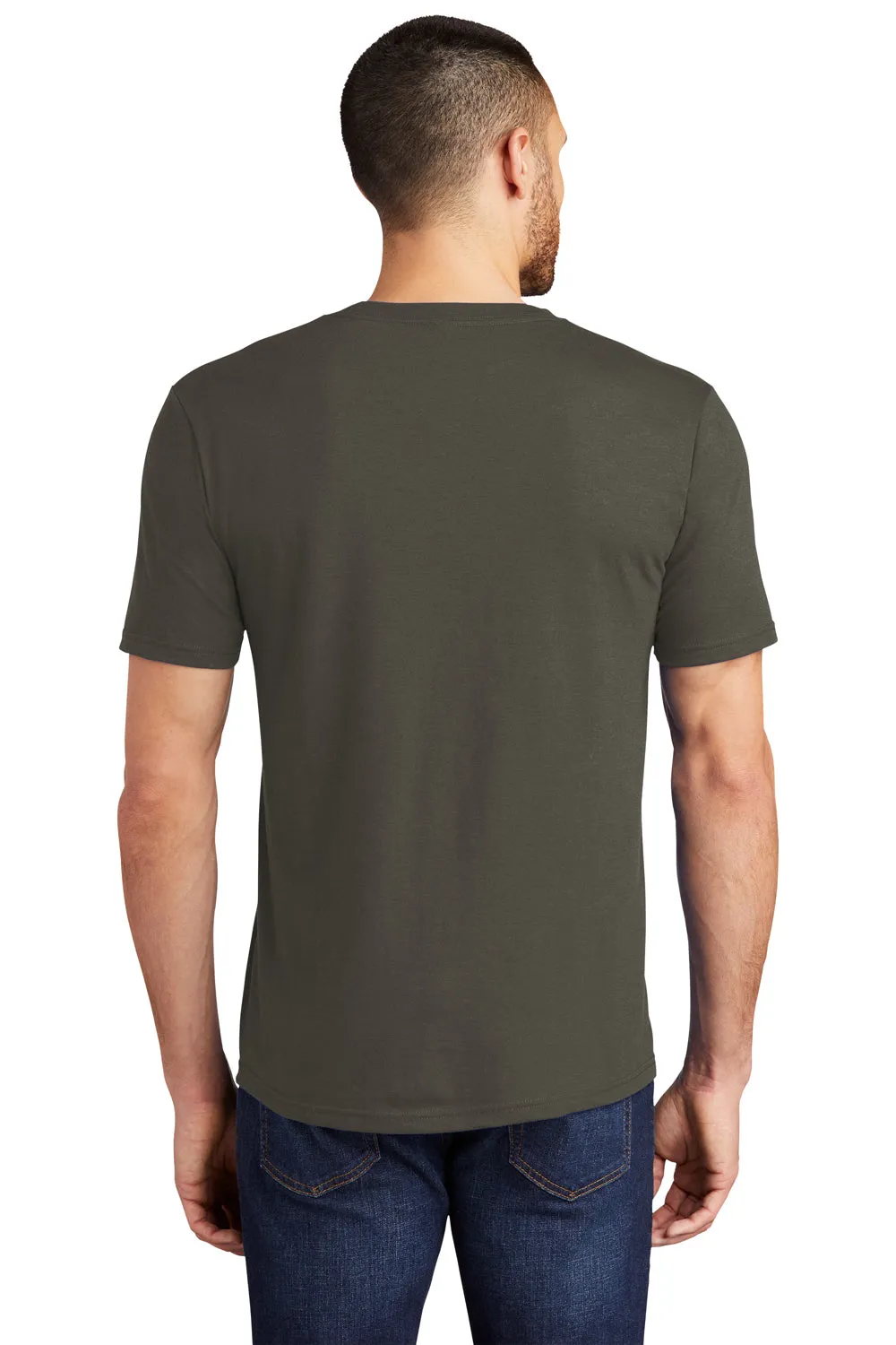 District Mens Perfect Tri Short Sleeve Crewneck T-Shirt - Deepest Grey  Buy new Clothing District
