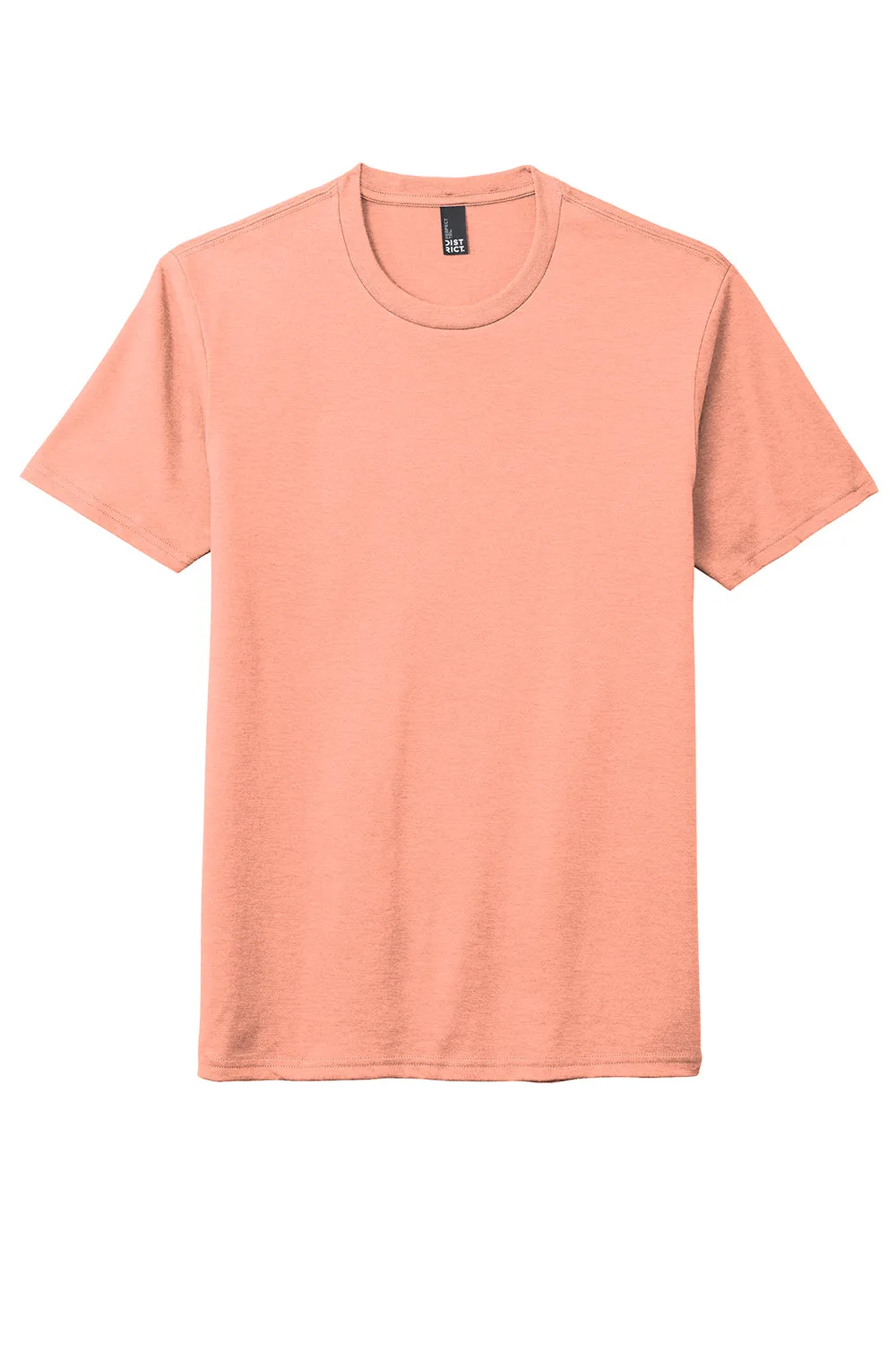 District Mens Perfect Tri Short Sleeve Crewneck T-Shirt - Heather Dusty Peach  Buy new Clothing District