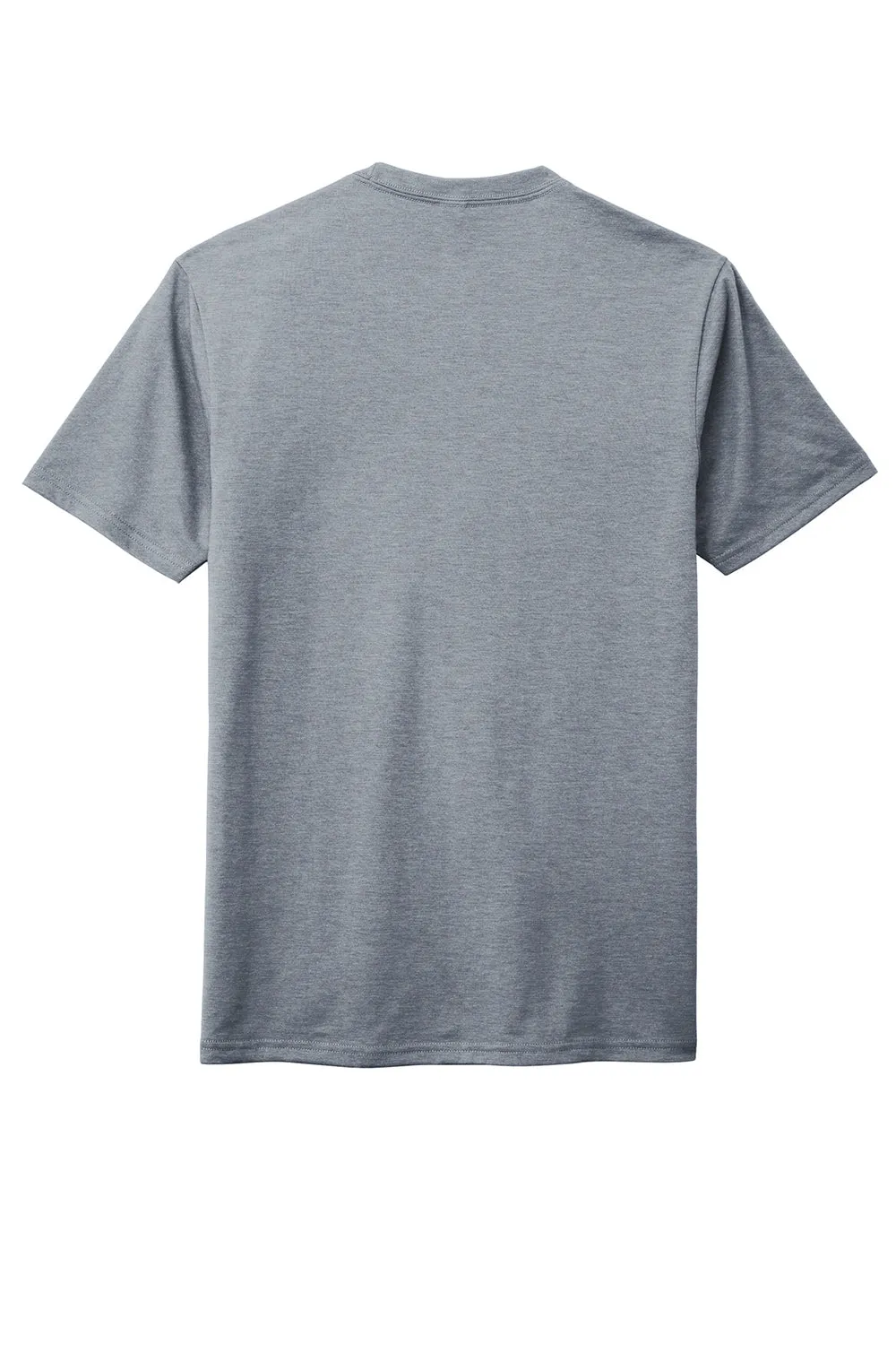 District Mens Perfect Tri Short Sleeve Crewneck T-Shirt - Heather Flint Blue  Buy new Clothing District