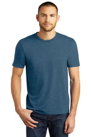 District Mens Perfect Tri Short Sleeve Crewneck T-Shirt - Heather Neptune Blue  Buy new Clothing District