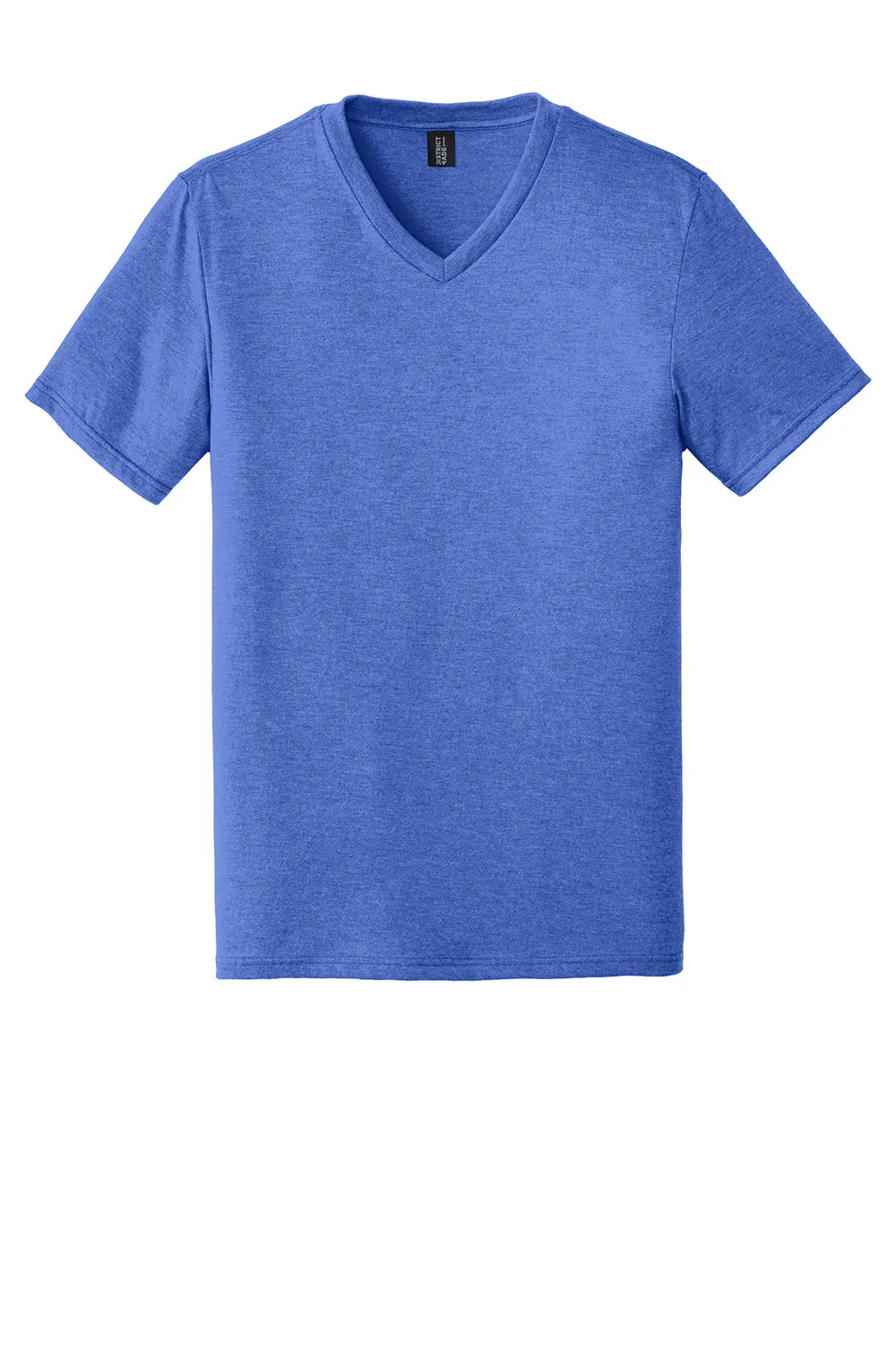 District Mens Perfect Tri Short Sleeve V-Neck T-Shirt - Royal Blue Frost  Buy new Clothing District