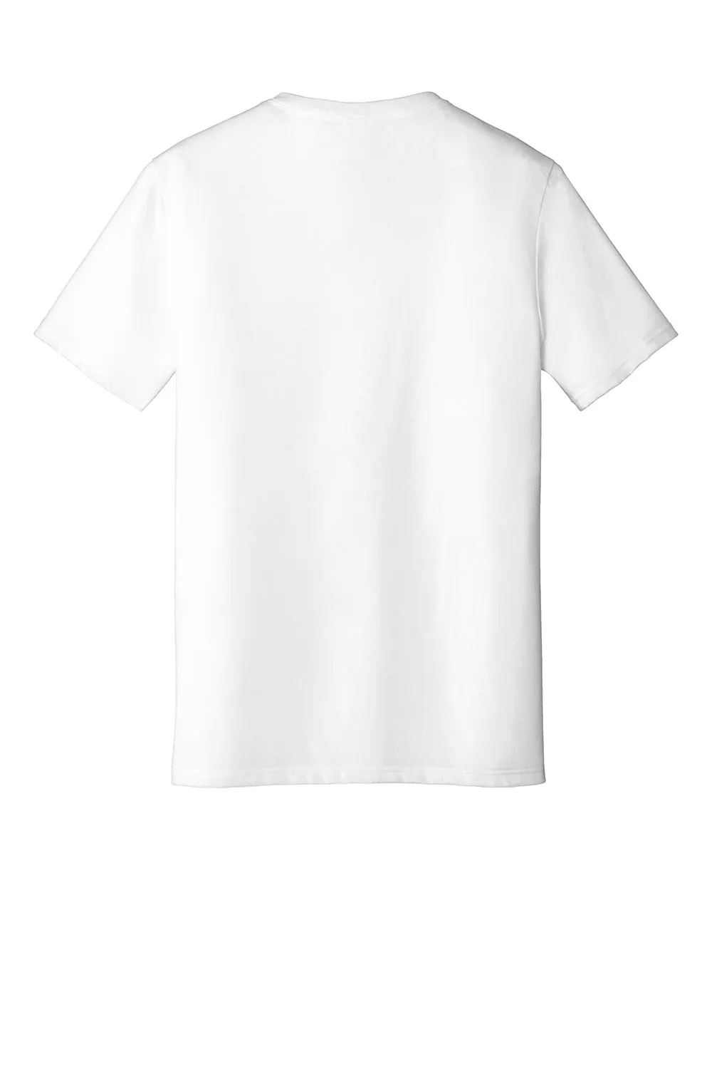 District Mens Perfect Tri Short Sleeve V-Neck T-Shirt - White  Buy new Clothing District
