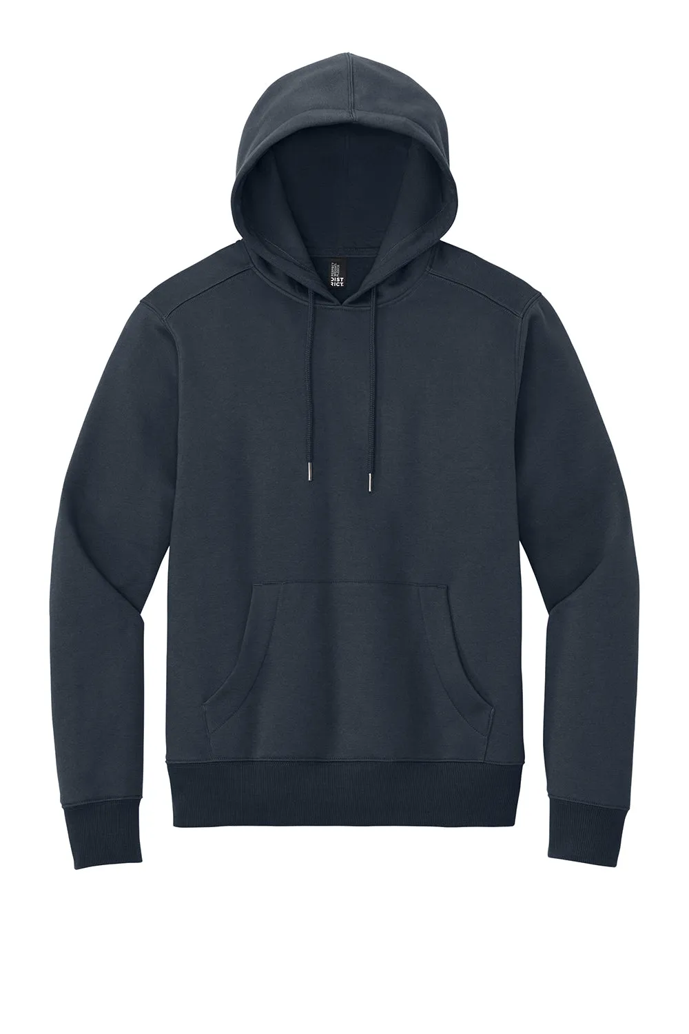 District Mens Perfect Weight Fleece Hooded Sweatshirt Hoodie w/ Pouch Pocket - New Navy Blue  Buy new Clothing District