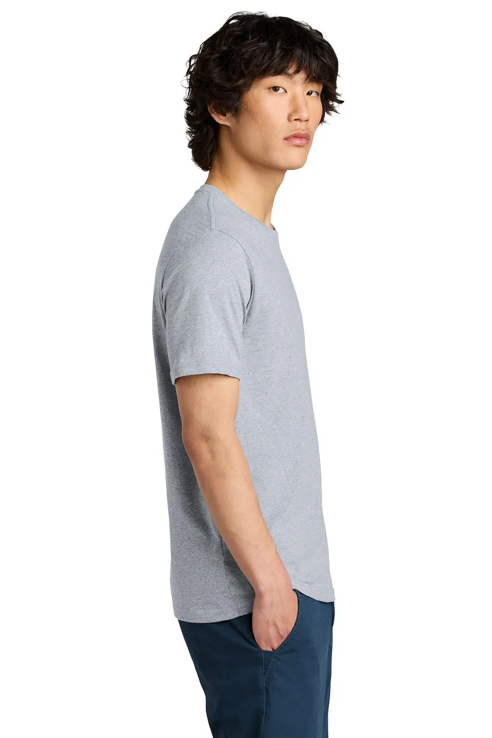 District Mens Perfect Weight Short Sleeve Crewneck T-Shirt - Ash Grey  Buy new Clothing District