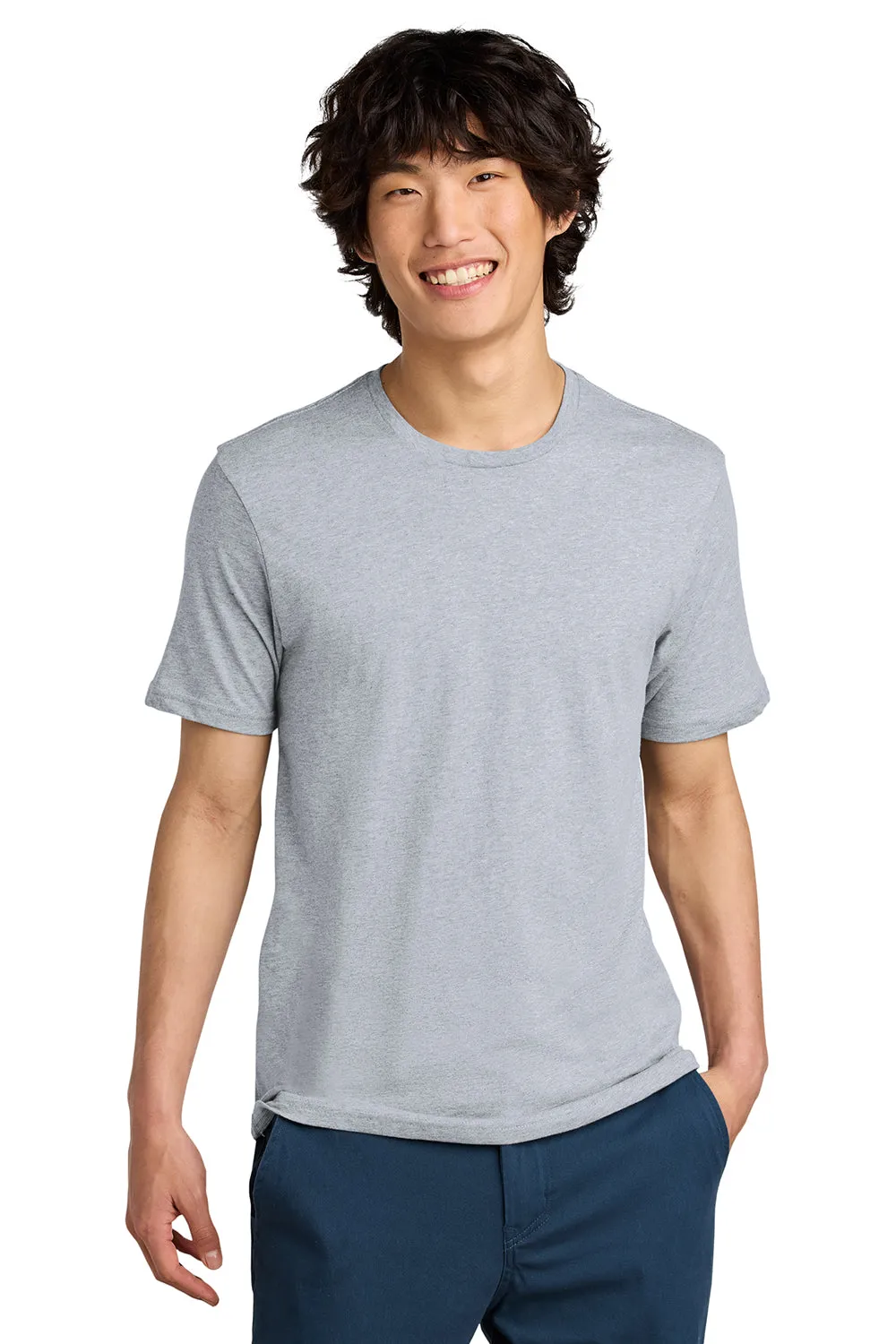 District Mens Perfect Weight Short Sleeve Crewneck T-Shirt - Ash Grey  Buy new Clothing District