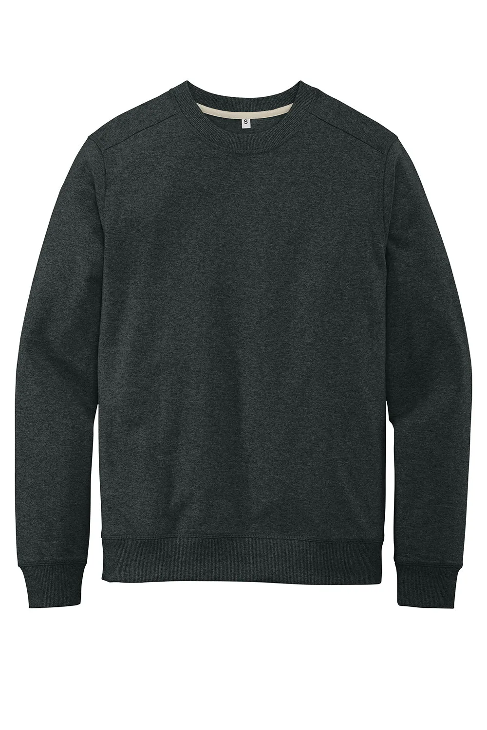District Mens Re-Fleece Crewneck Sweatshirt - Heather Charcoal Grey  Buy new Clothing District