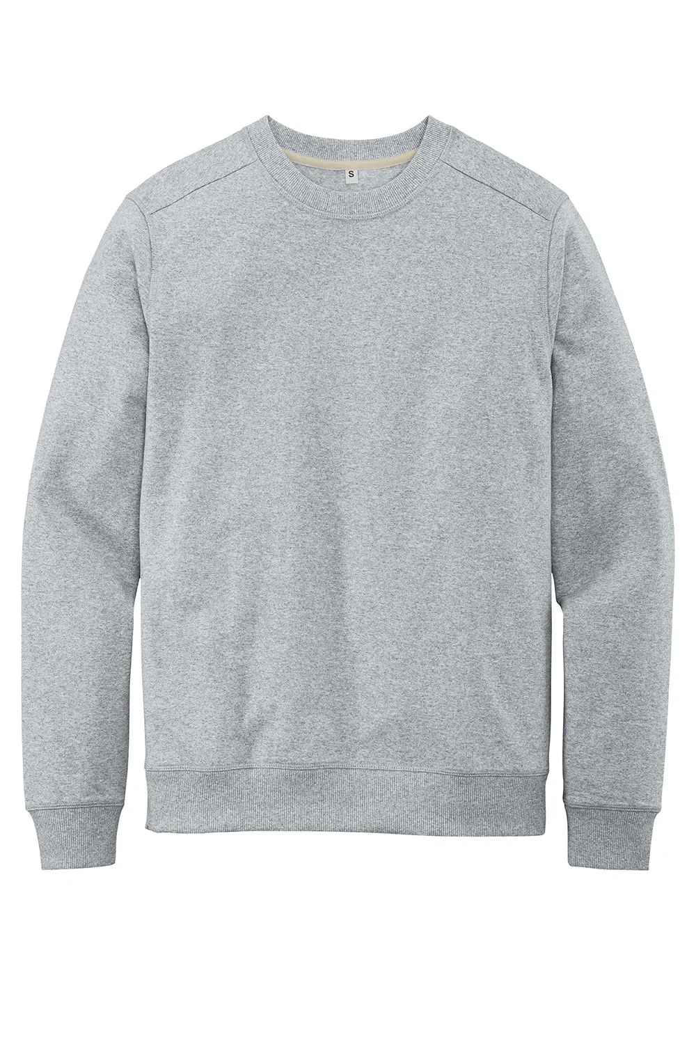District Mens Re-Fleece Crewneck Sweatshirt - Heather Light Grey  Buy new Clothing District