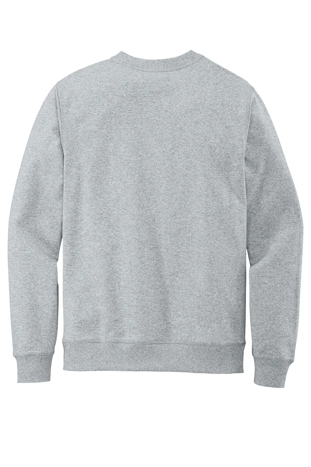 District Mens Re-Fleece Crewneck Sweatshirt - Heather Light Grey  Buy new Clothing District