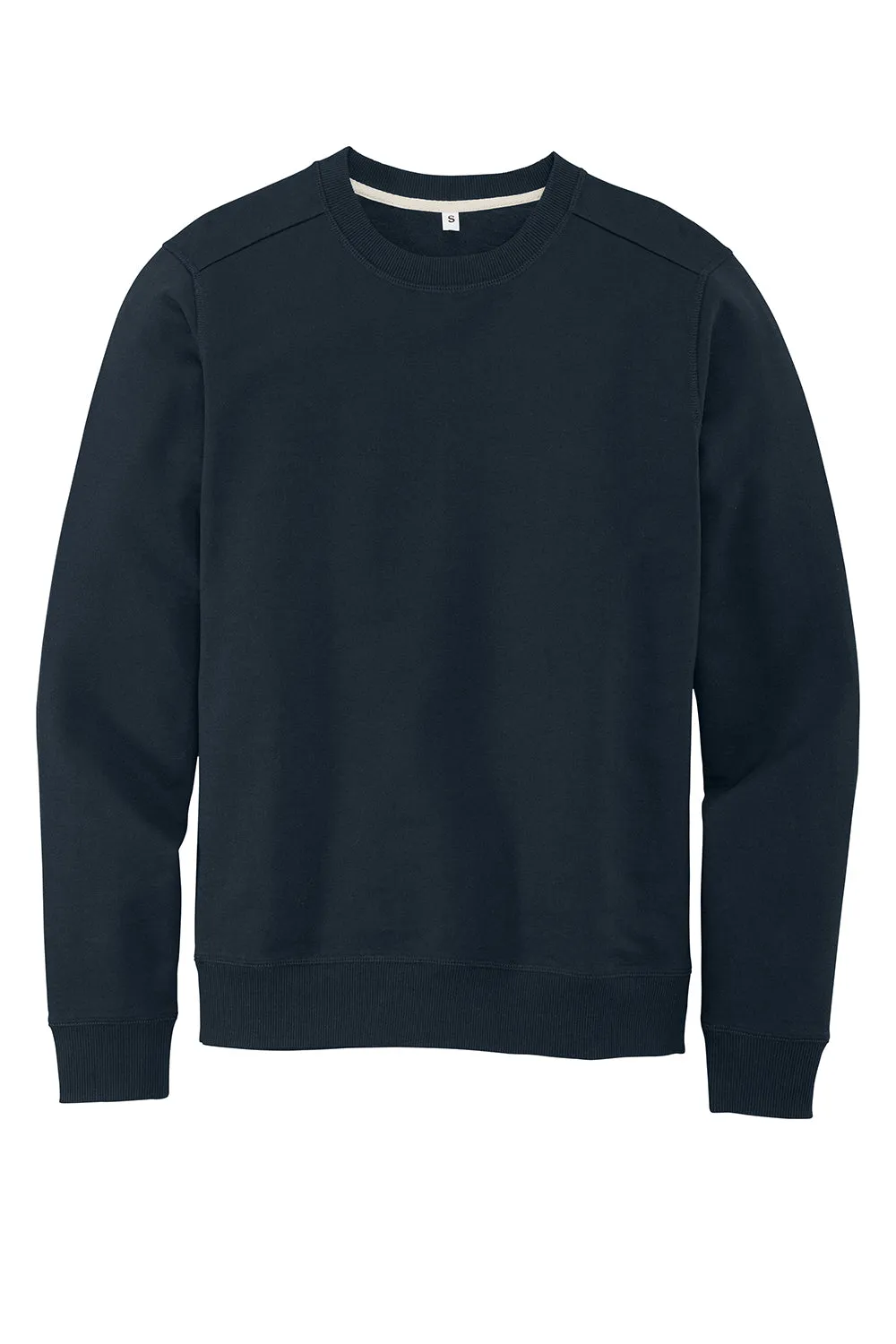 District Mens Re-Fleece Crewneck Sweatshirt - True Navy Blue  Buy new Clothing District