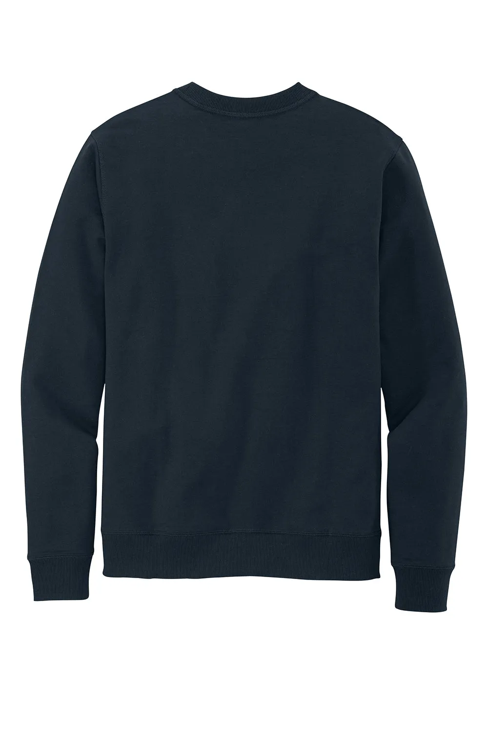 District Mens Re-Fleece Crewneck Sweatshirt - True Navy Blue  Buy new Clothing District