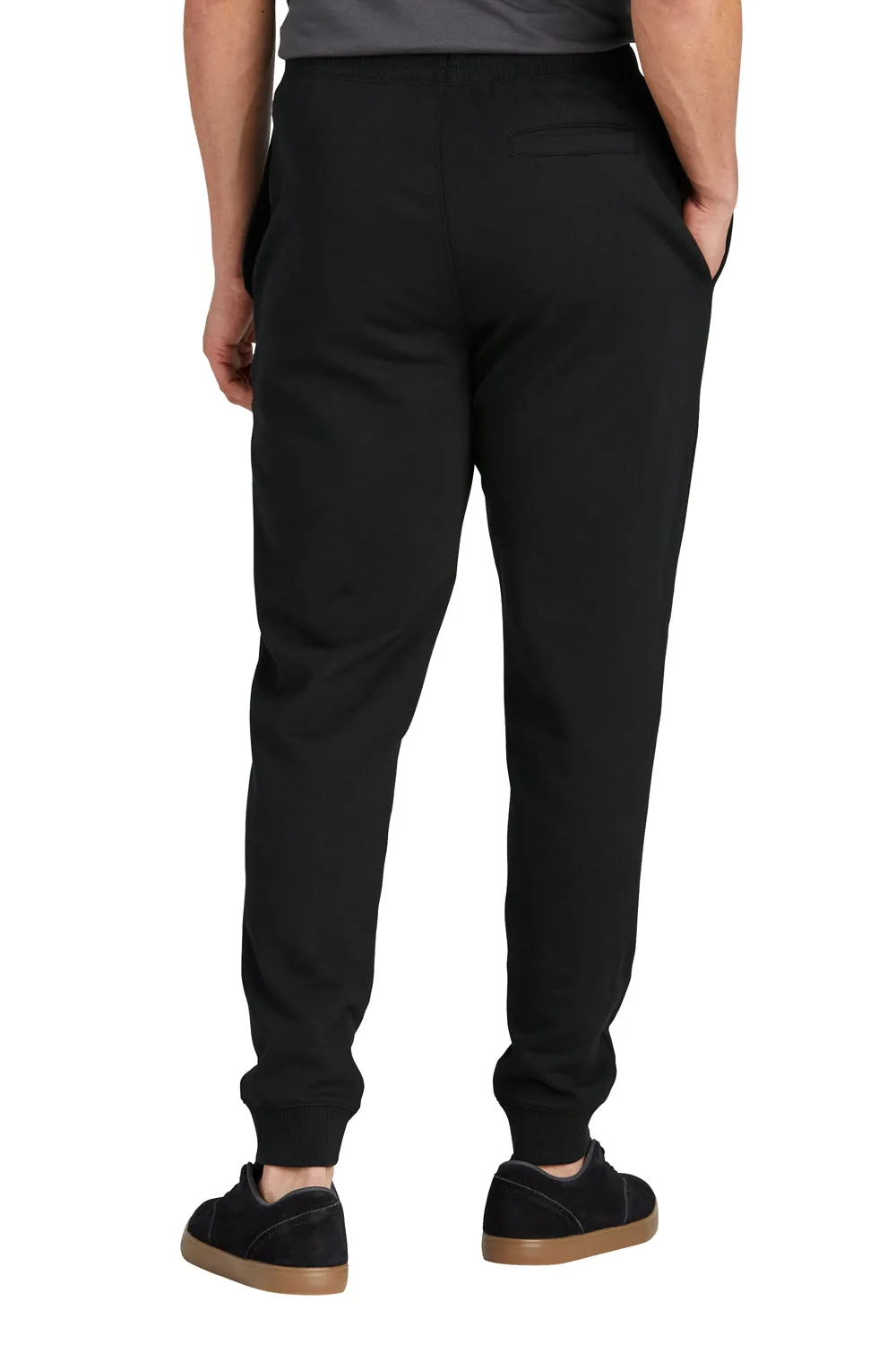 District Mens Re-Fleece Jogger Sweatpants w/ Pockets - Black  Buy new Clothing District
