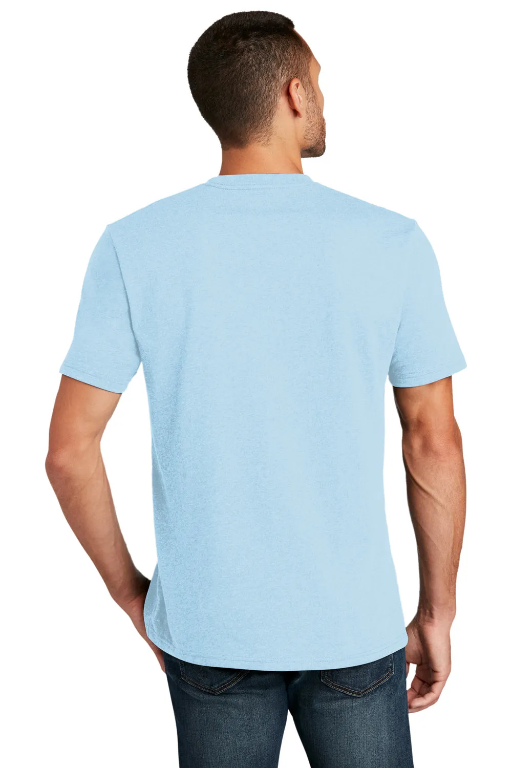District Mens Re-Tee Short Sleeve Crewneck T-Shirt - Crystal Blue  Buy new Clothing District