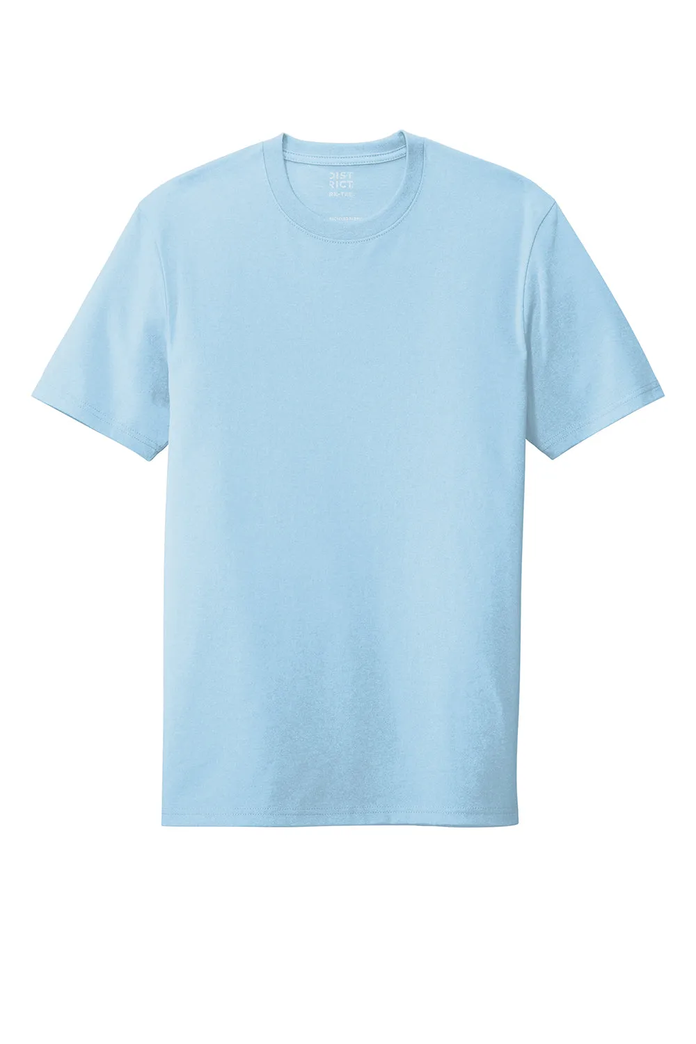 District Mens Re-Tee Short Sleeve Crewneck T-Shirt - Crystal Blue  Buy new Clothing District