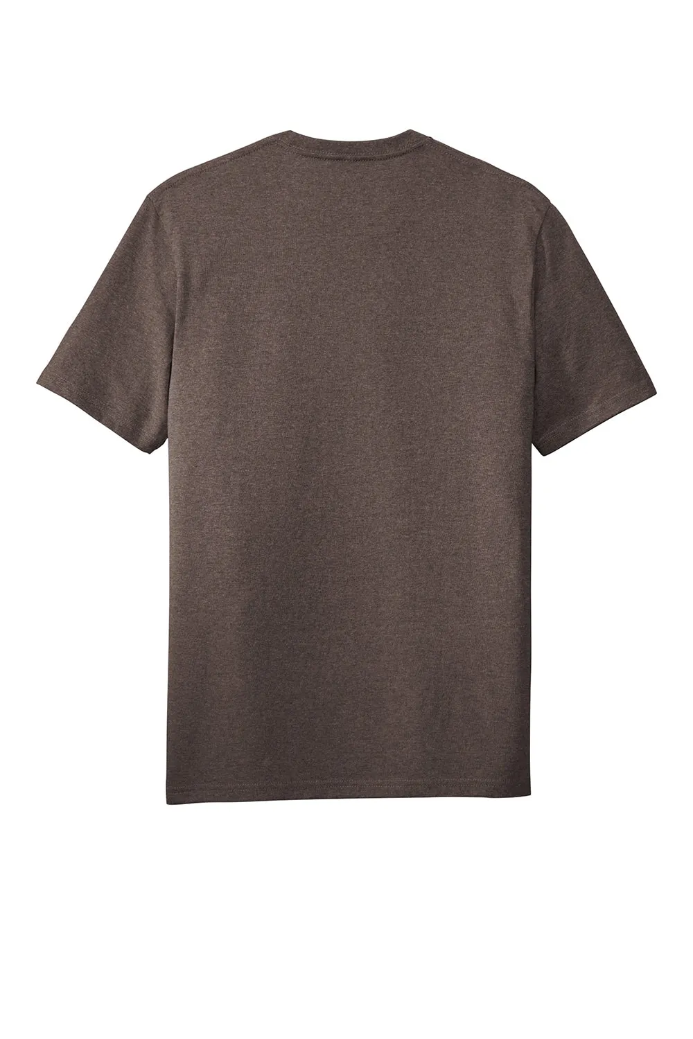 District Mens Re-Tee Short Sleeve Crewneck T-Shirt - Heather Deep Brown  Buy new Clothing District