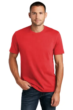District Mens Re-Tee Short Sleeve Crewneck T-Shirt - Ruby Red  Buy new Clothing District