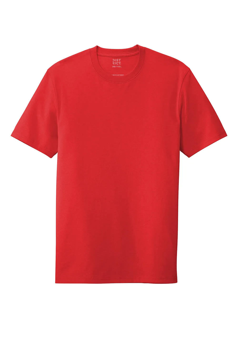 District Mens Re-Tee Short Sleeve Crewneck T-Shirt - Ruby Red  Buy new Clothing District