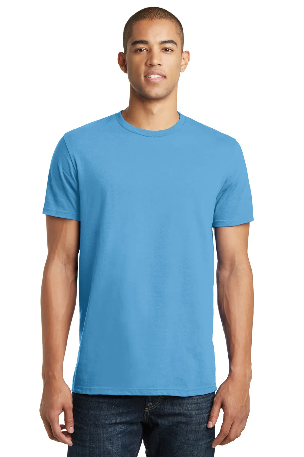 District Mens The Concert Short Sleeve Crewneck T-Shirt - Aquatic Blue  Buy new Clothing District