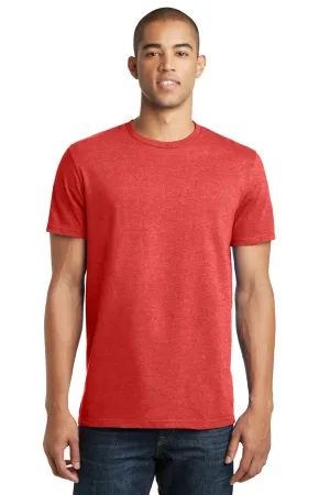 District Mens The Concert Short Sleeve Crewneck T-Shirt - Heather New Red  Buy new Clothing District