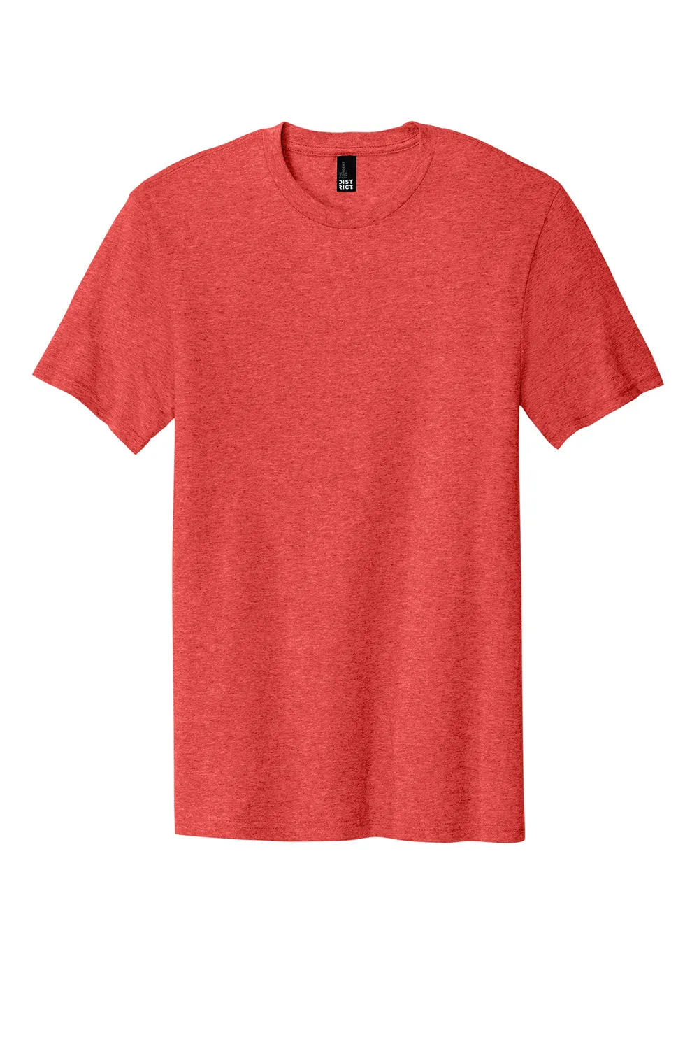 District Mens The Concert Short Sleeve Crewneck T-Shirt - Heather New Red  Buy new Clothing District
