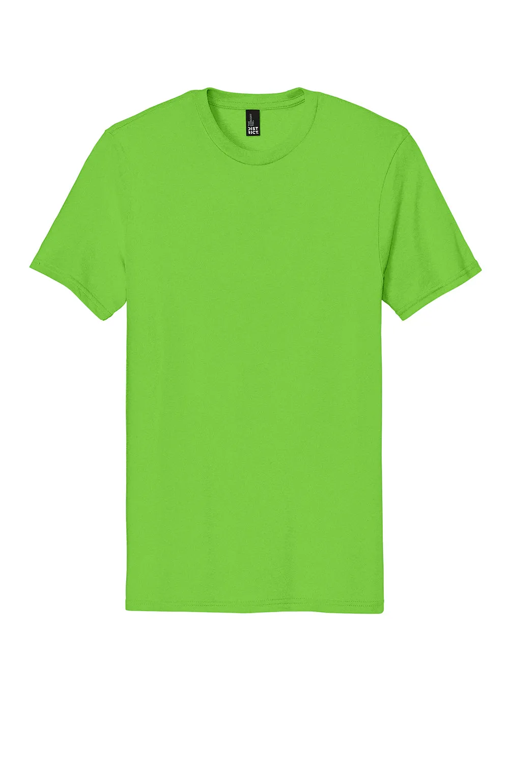 District Mens The Concert Short Sleeve Crewneck T-Shirt - Neon Green  Buy new Clothing District