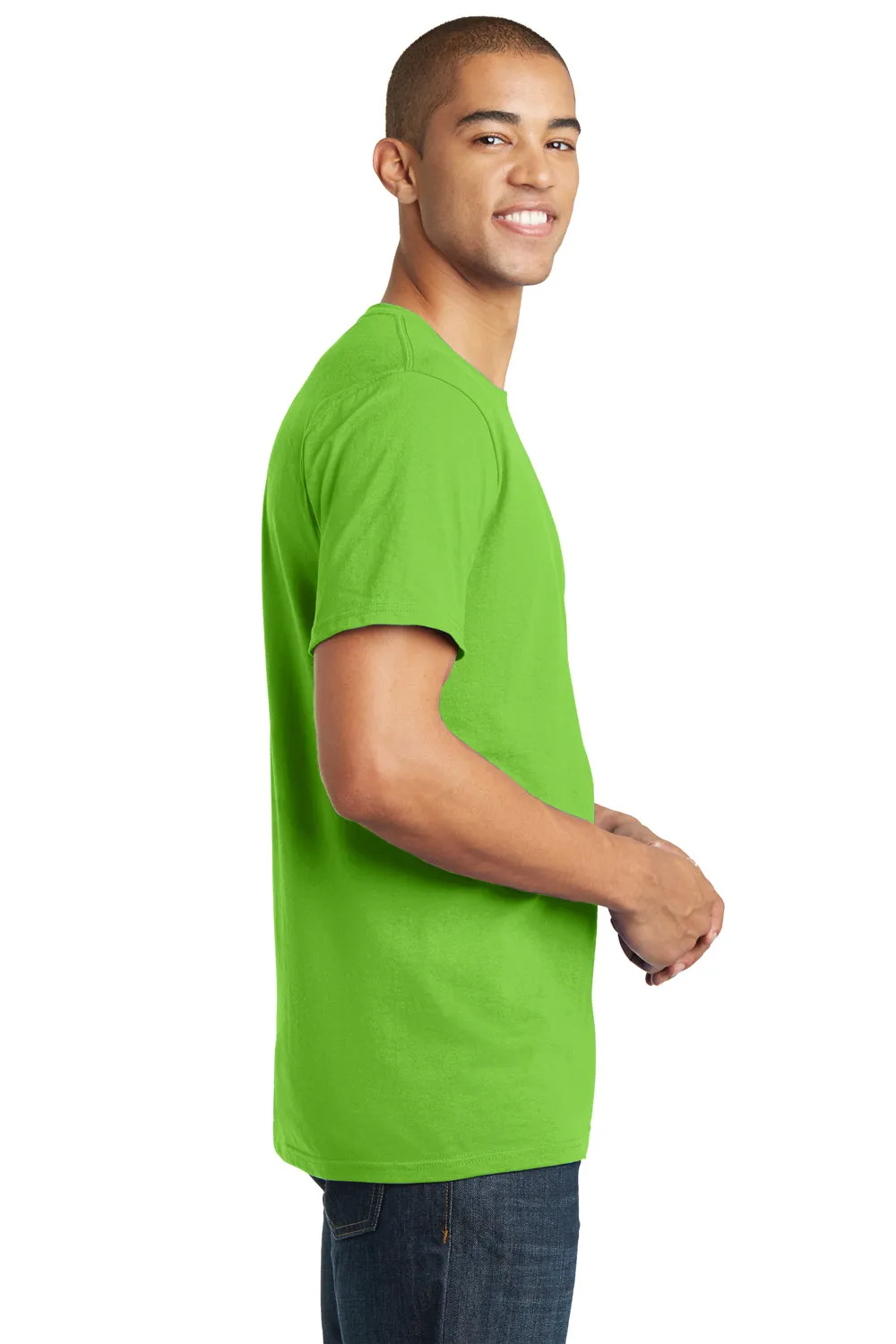 District Mens The Concert Short Sleeve Crewneck T-Shirt - Neon Green  Buy new Clothing District