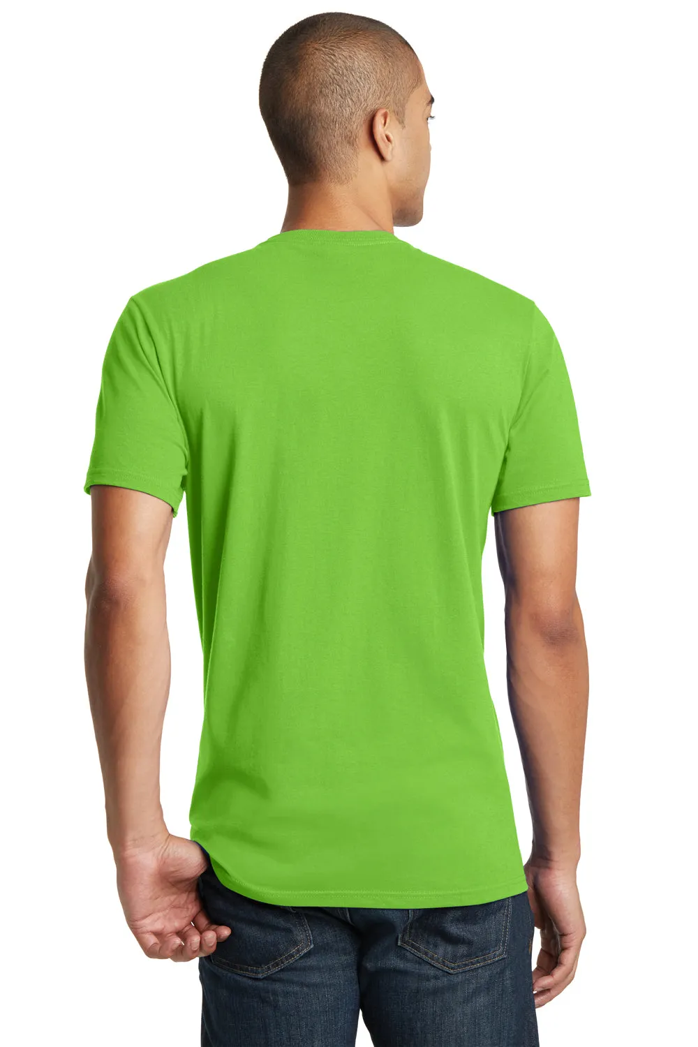 District Mens The Concert Short Sleeve Crewneck T-Shirt - Neon Green  Buy new Clothing District
