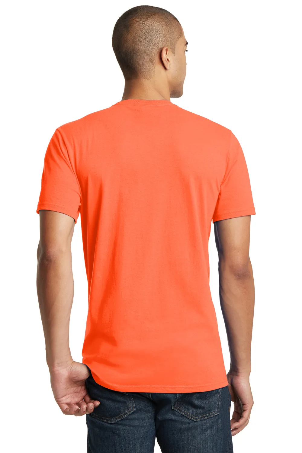 District Mens The Concert Short Sleeve Crewneck T-Shirt - Neon Orange  Buy new Clothing District