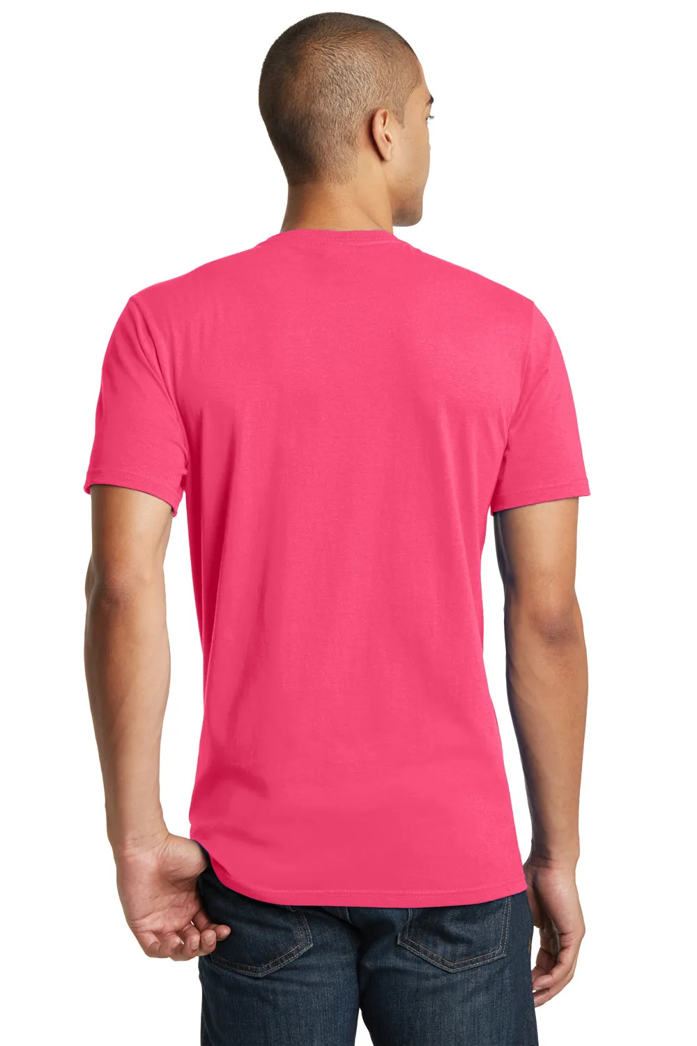 District Mens The Concert Short Sleeve Crewneck T-Shirt - Neon Pink  Buy new Clothing District