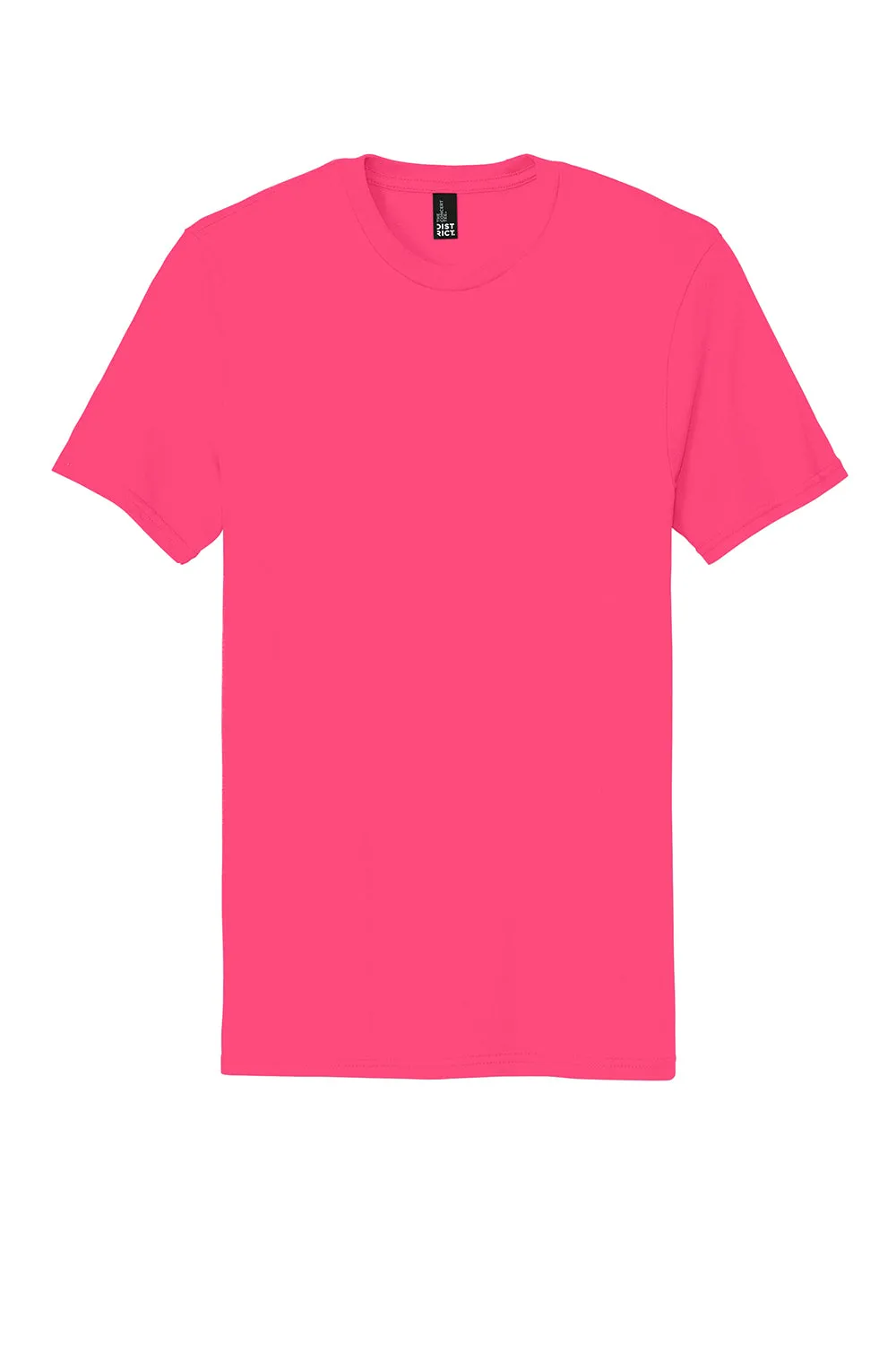 District Mens The Concert Short Sleeve Crewneck T-Shirt - Neon Pink  Buy new Clothing District