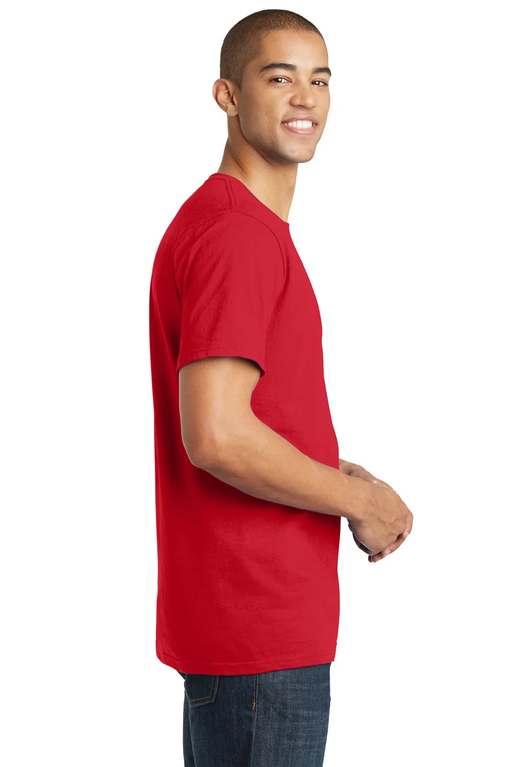 District Mens The Concert Short Sleeve Crewneck T-Shirt - New Red  Buy new Clothing District