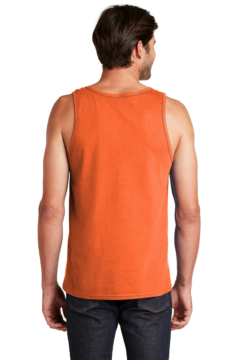 District Mens The Concert Tank Top - Neon Orange  Buy new Clothing District
