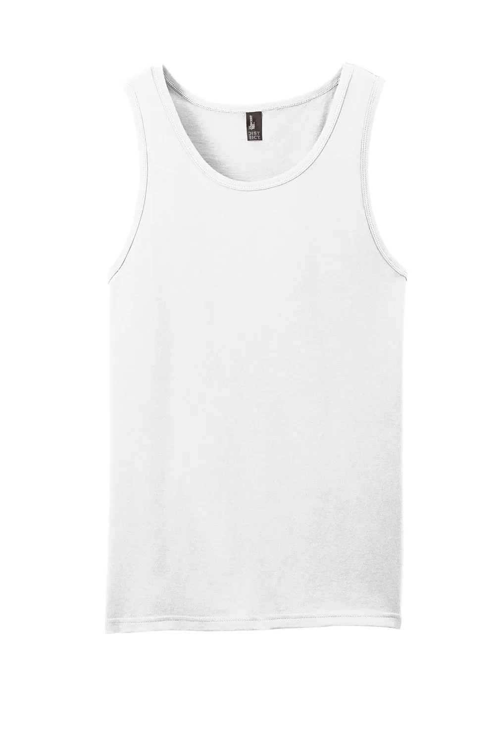 District Mens The Concert Tank Top - White  Buy new Clothing District
