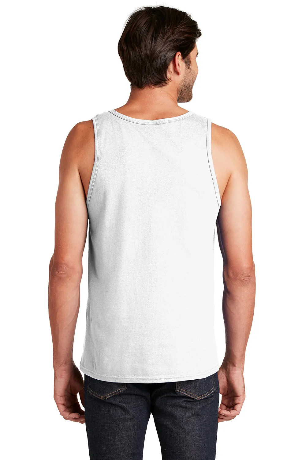 District Mens The Concert Tank Top - White  Buy new Clothing District