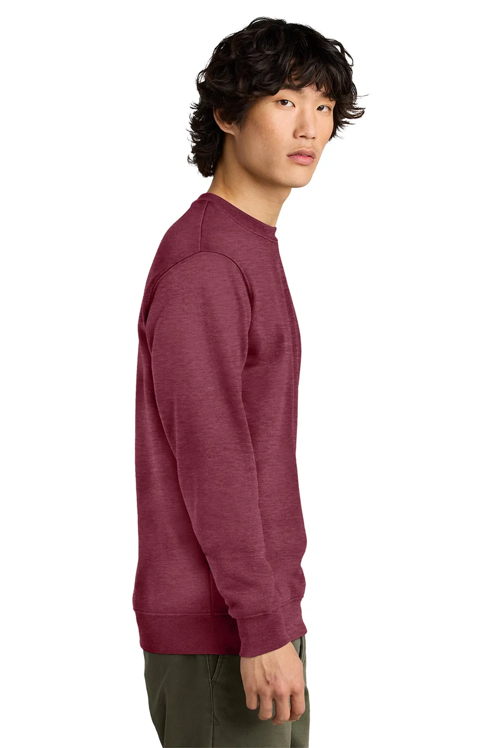 District Mens Very Important Fleece Crewneck Sweatshirt - Heather Cardinal Red  Buy new Clothing District