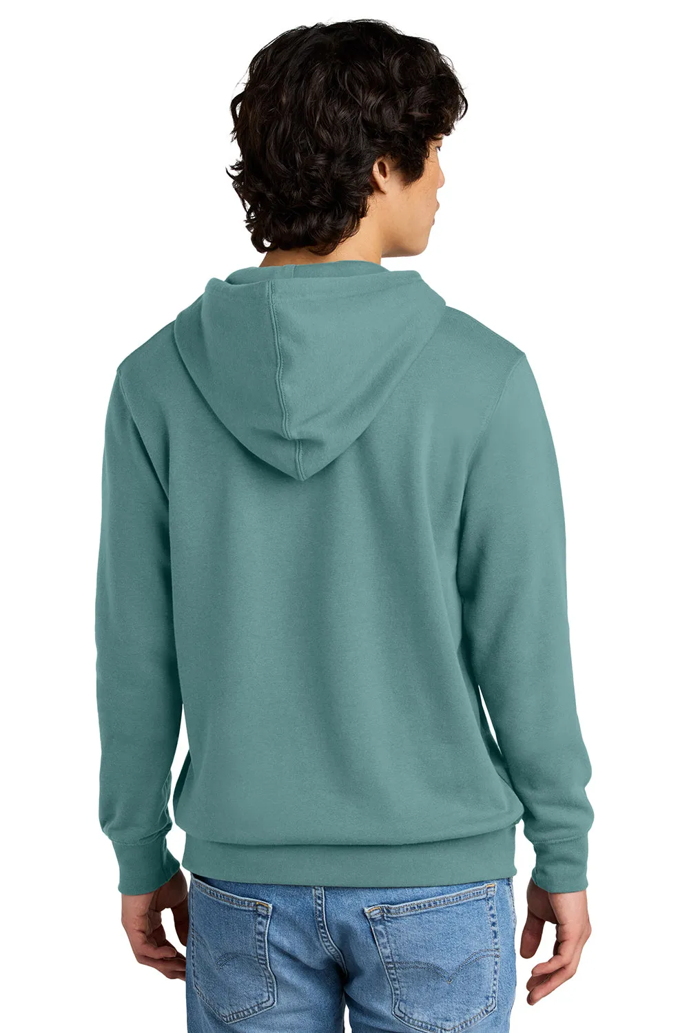 District Mens Very Important Fleece Hooded Sweatshirt Hoodie w/ Pouch Pocket - Eucalyptus Blue  Buy new Clothing District