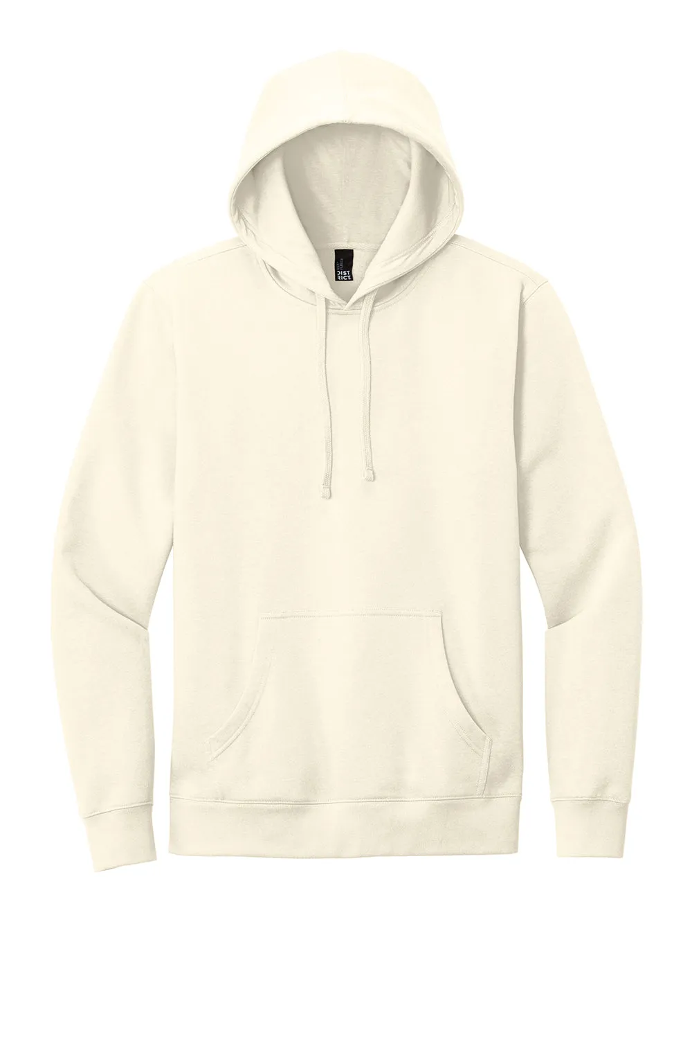 District Mens Very Important Fleece Hooded Sweatshirt Hoodie w/ Pouch Pocket - Gardenia  Buy new Clothing District