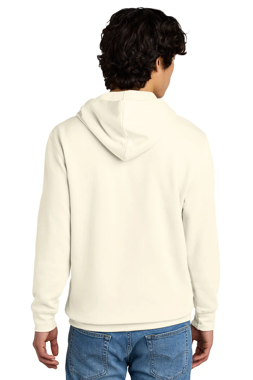 District Mens Very Important Fleece Hooded Sweatshirt Hoodie w/ Pouch Pocket - Gardenia  Buy new Clothing District