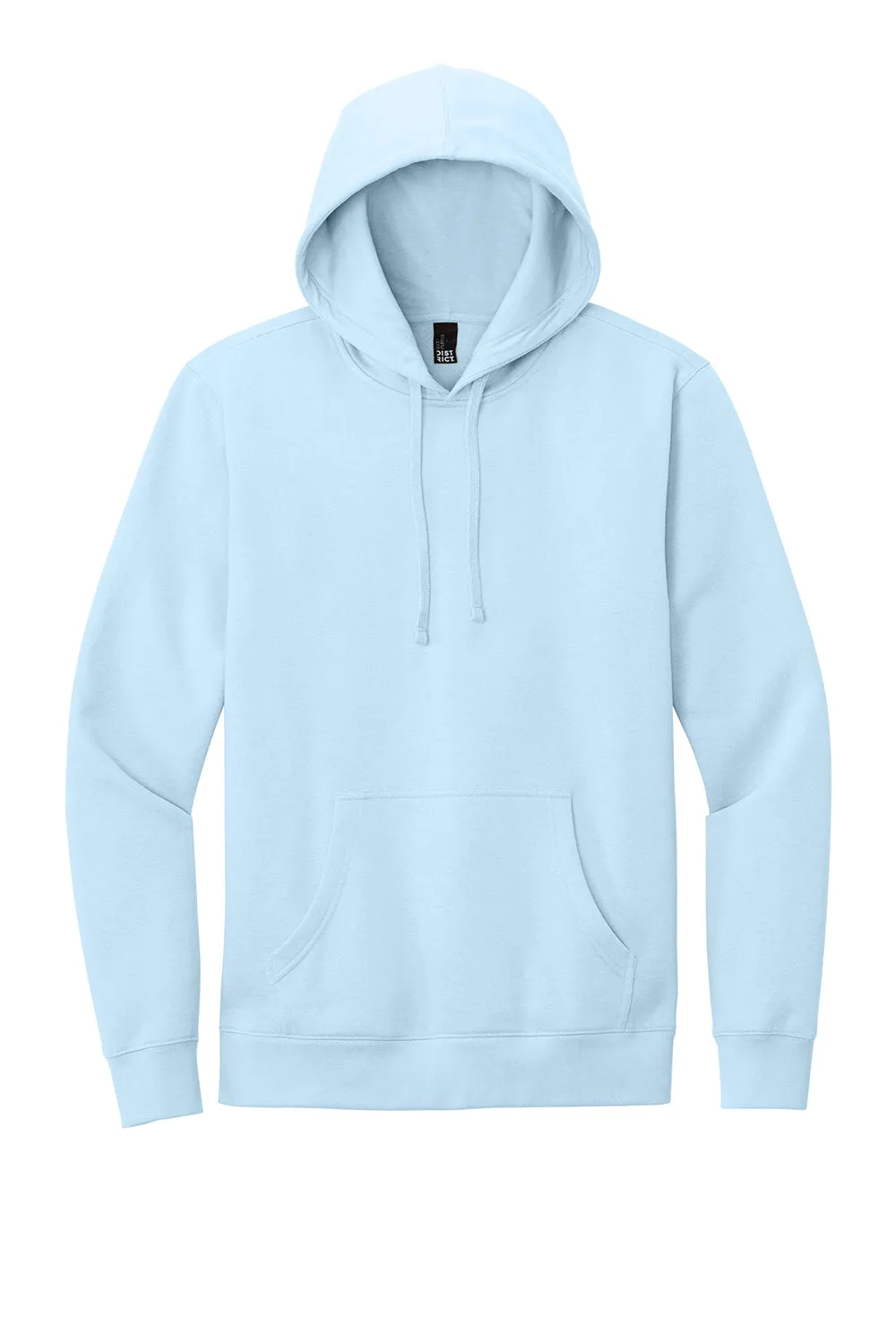 District Mens Very Important Fleece Hooded Sweatshirt Hoodie w/ Pouch Pocket - Ice Blue  Buy new Clothing District