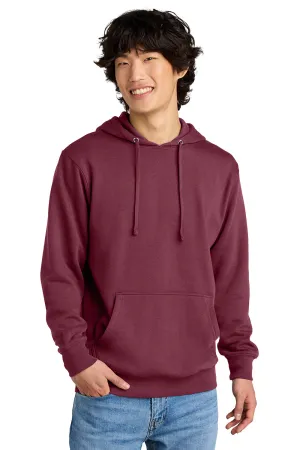 District Mens Very Important Fleece Hooded Sweatshirt Hoodie w/ Pouch Pocket - Plum Purple  Buy new Clothing District