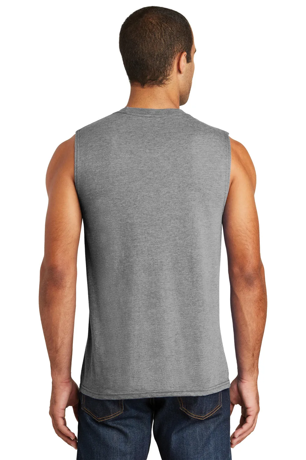 District Mens Very Important Muscle Tank Top - Grey Frost  Buy new Clothing District