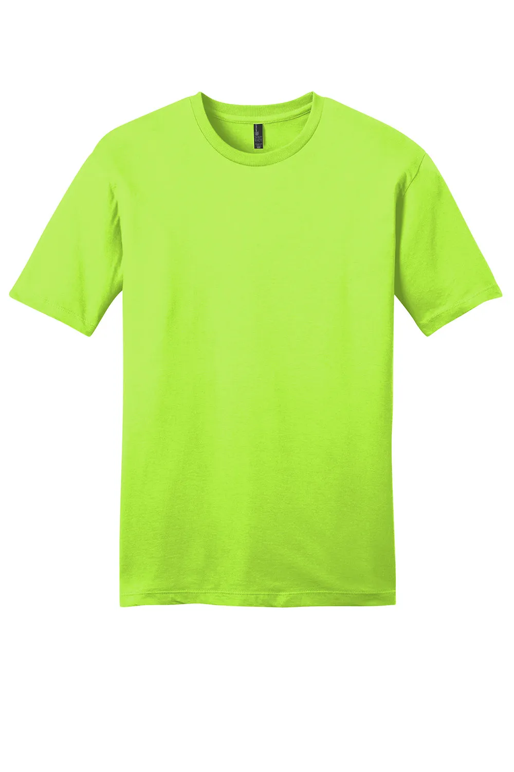 District Mens Very Important Short Sleeve Crewneck T-Shirt - Lime Shock Green  Buy new Clothing District