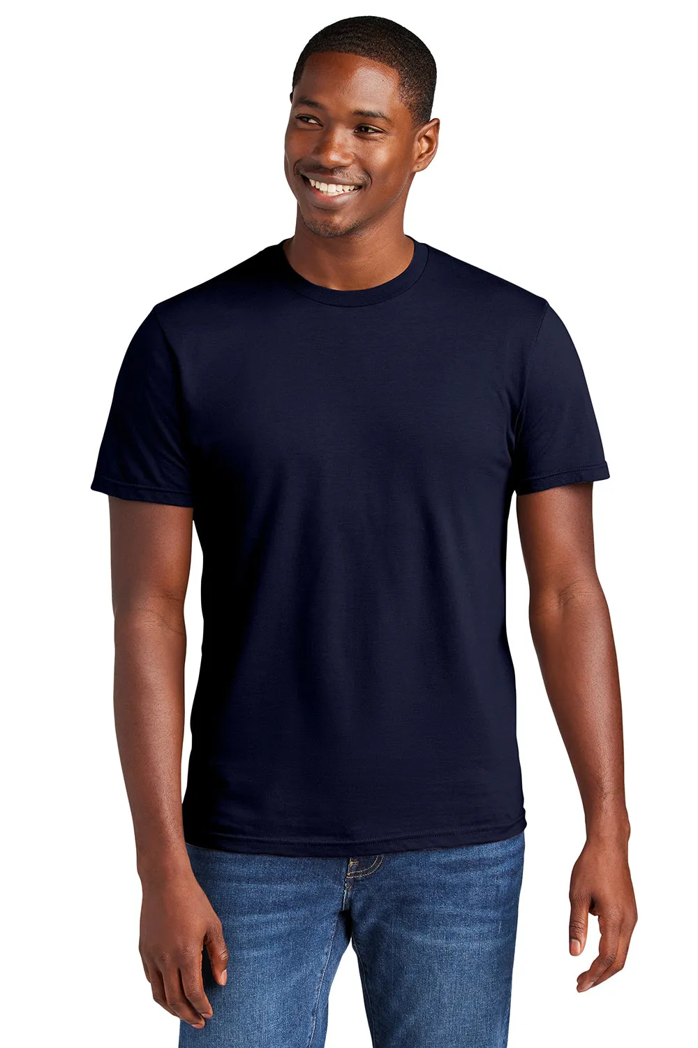 District Mens Very Important Short Sleeve Crewneck T-Shirt - New Navy Blue  Buy new Clothing District