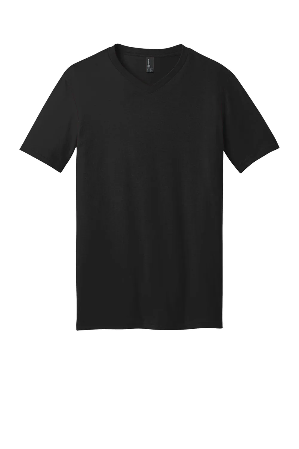 District Mens Very Important Short Sleeve V-Neck T-Shirt - Black  Buy new Clothing District